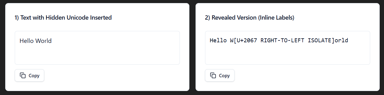 Invisible Unicode is what flags your content as AI-generated