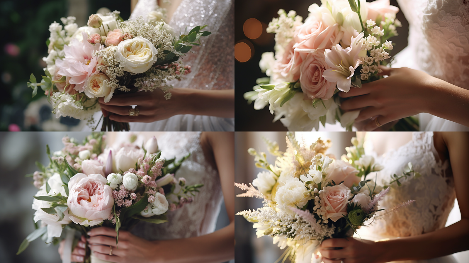 Wedding Bouquet Product Ad Midjourney Prompt