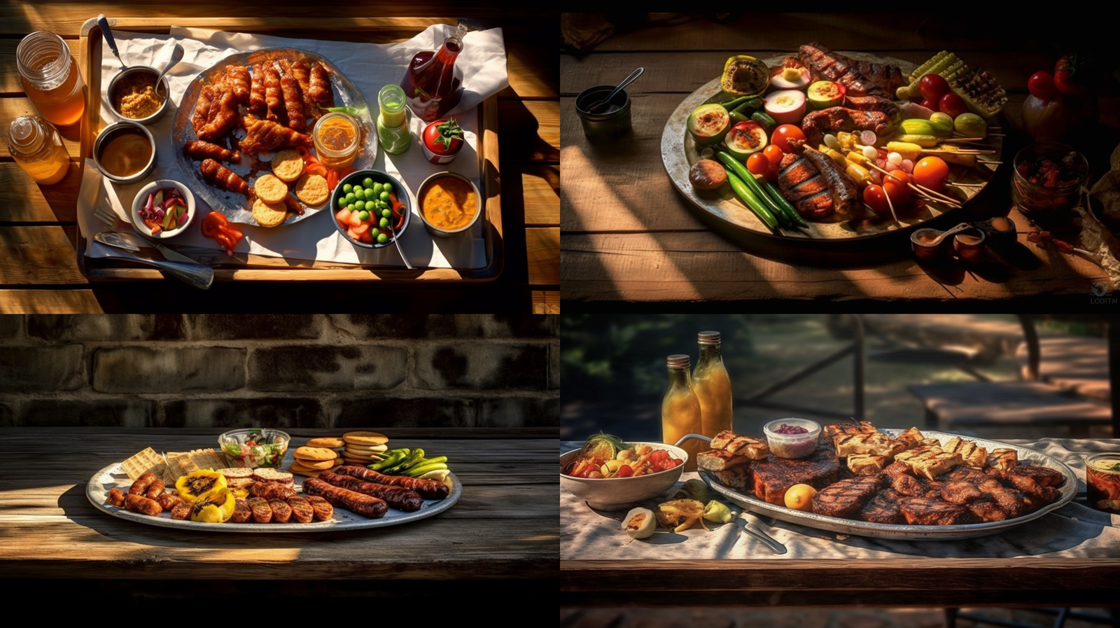 A Barbeque of a Midjourney Prompt