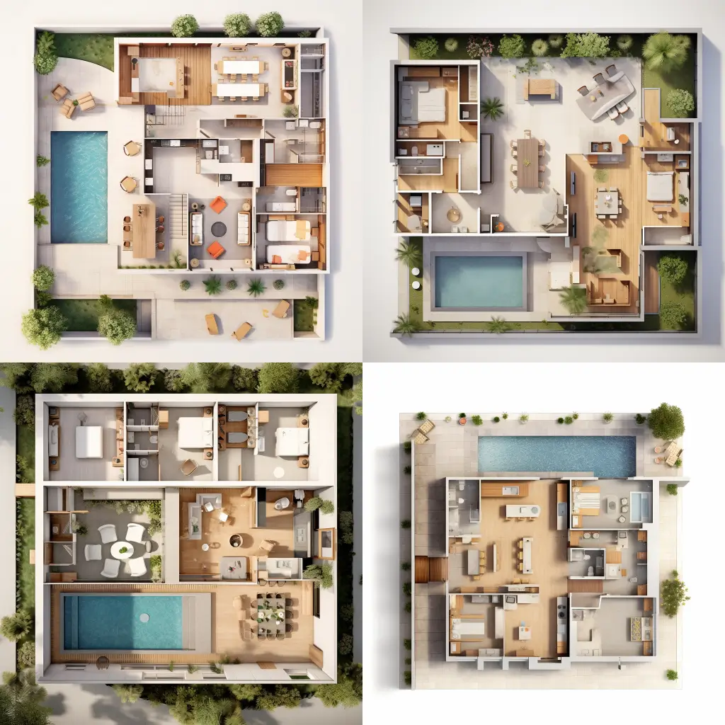 Floor Plan Midjourney Prompt