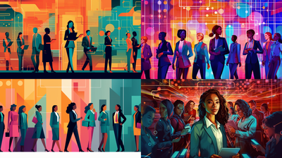 Women-in-Tech Midjourney Prompt
